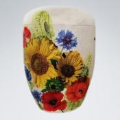 Urne Sonnenblumen